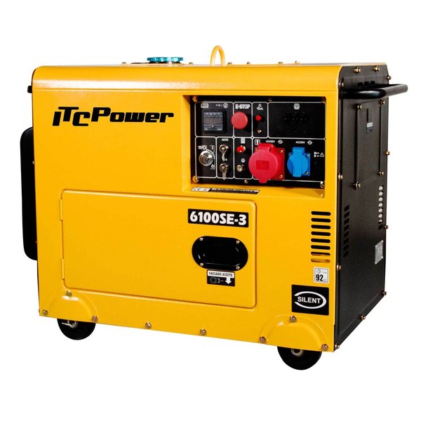 NT6100SE-3 Generador diesel itcpower