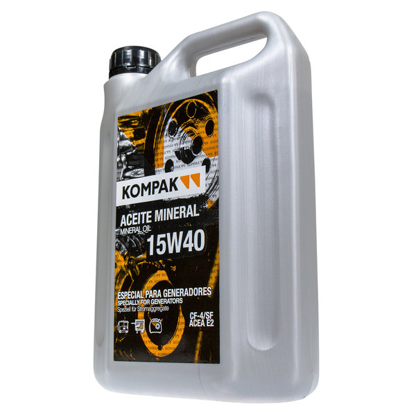 KP-KPOIL-15W40-2L Aceite para generadores SAE 15W40 KOMPAK