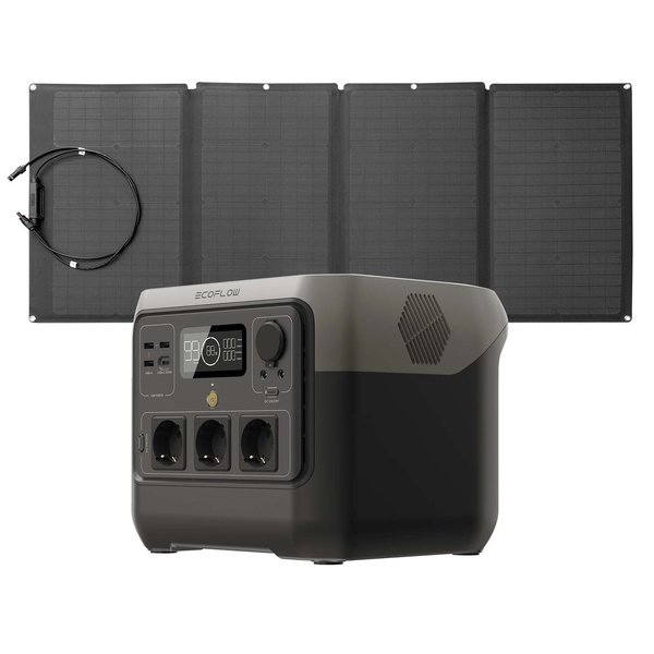 EcoFlow Estación de carga River 2 Pro + Panel Solar portátil de 160W