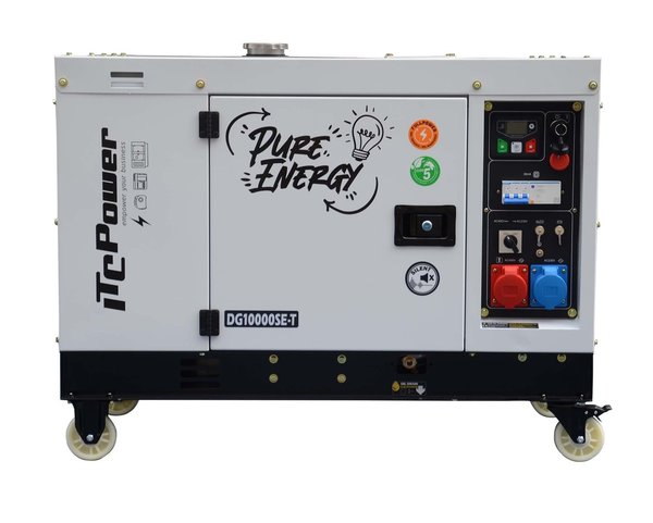 DG10000SET Generador Diésel Insonorizado ITCPower Full Power 7,6KW/10,6KVA