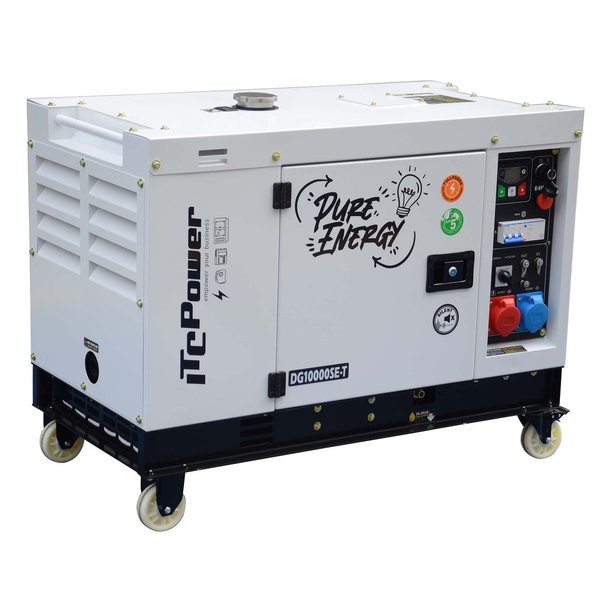 DG10000SET Generador Diésel Insonorizado ITCPower Full Power 7,6KW/10,6KVA
