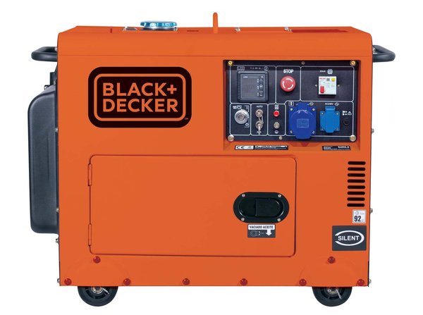 BXGND5300E Generador Diésel Monofásico 5,3 kW Black+Decker